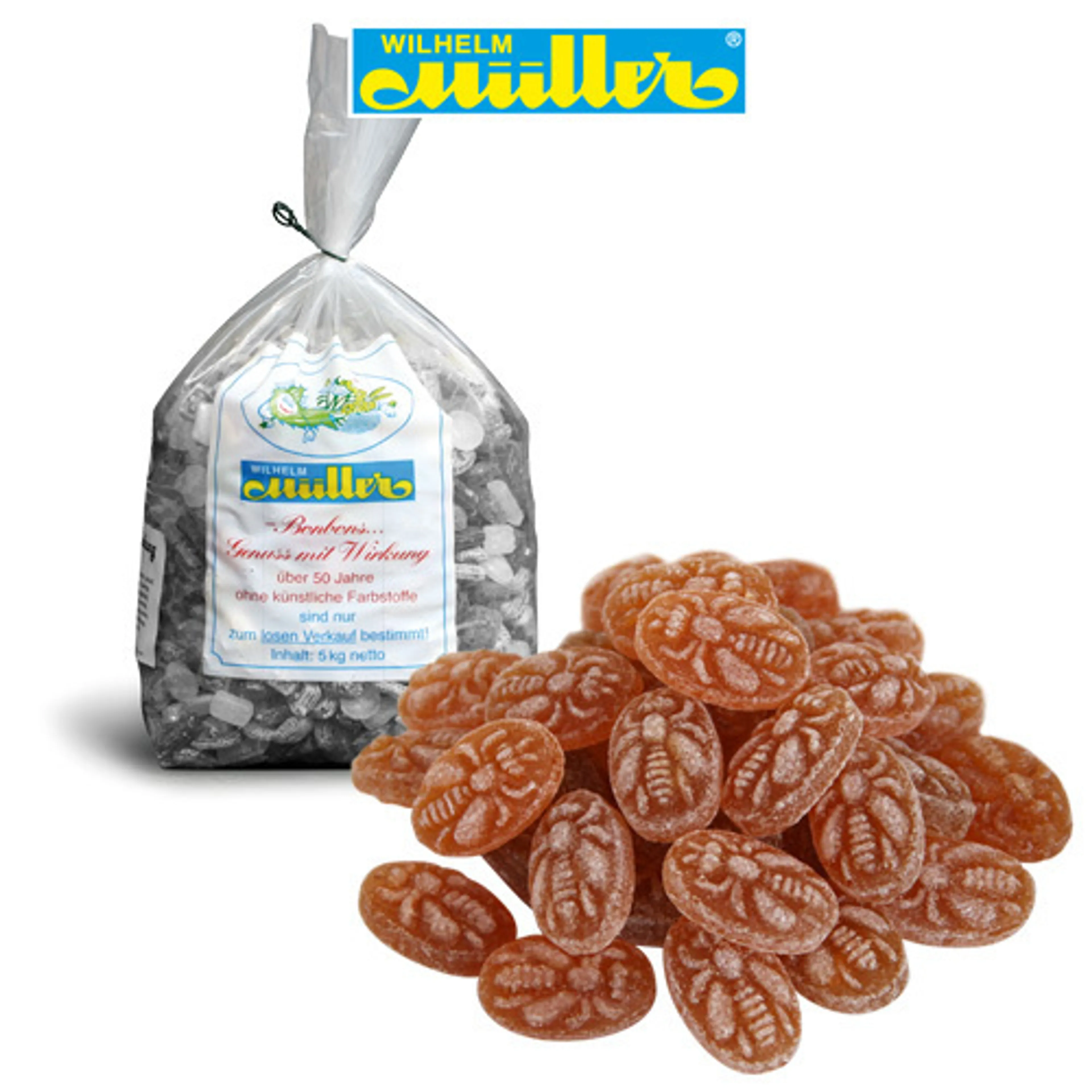 Yukátan-Wildblüten-Honig Bonbons im 5kg Beutel