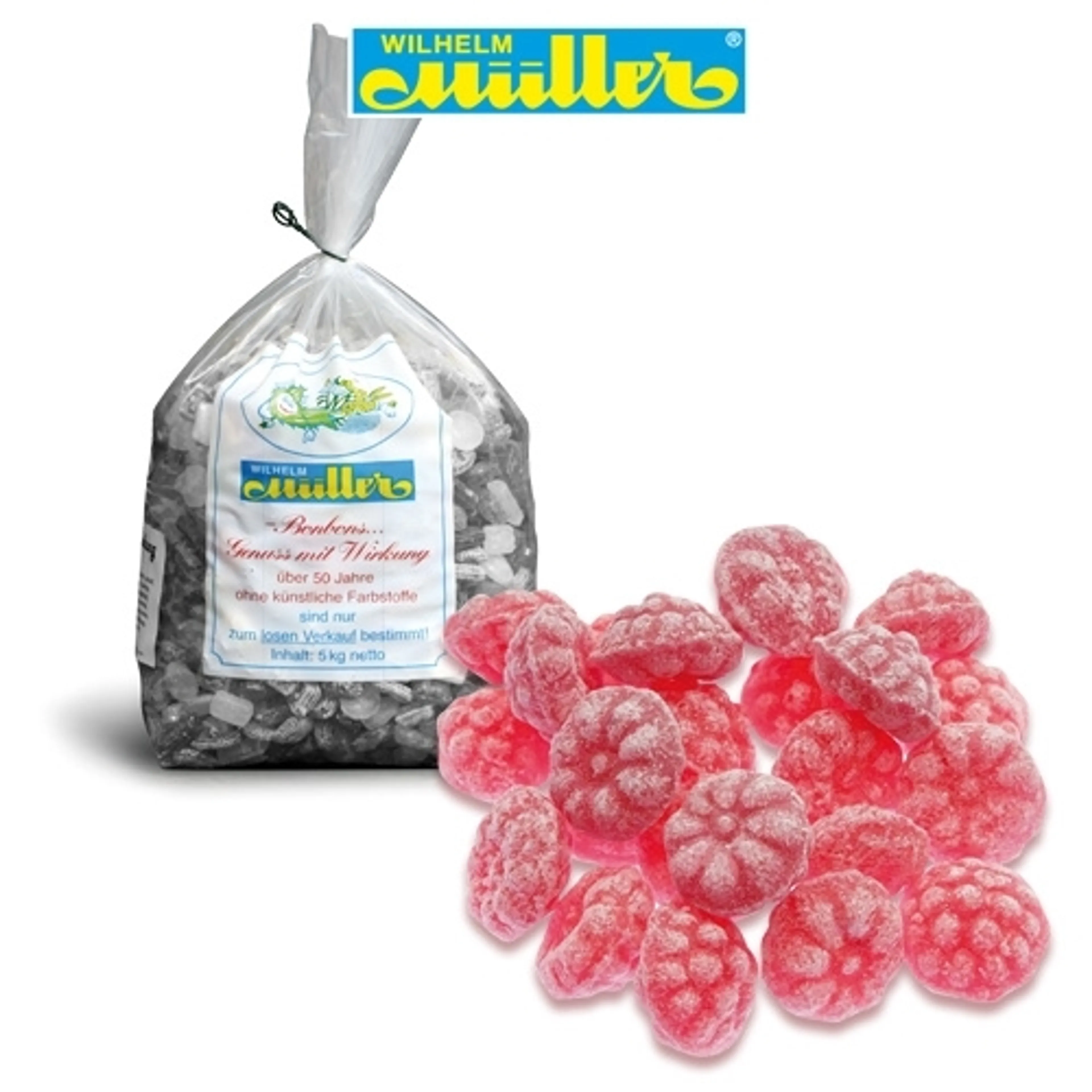 Himbeer Bonbons im 5kg Beutel
